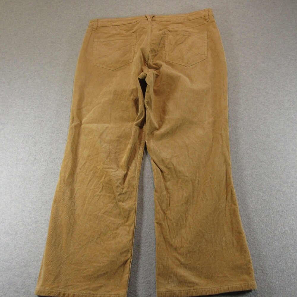 Vineyard Vines Womens Corduroy Pants 34 x 27 Tan Kick Flare Stretch Cotton - Picture 3 of 9